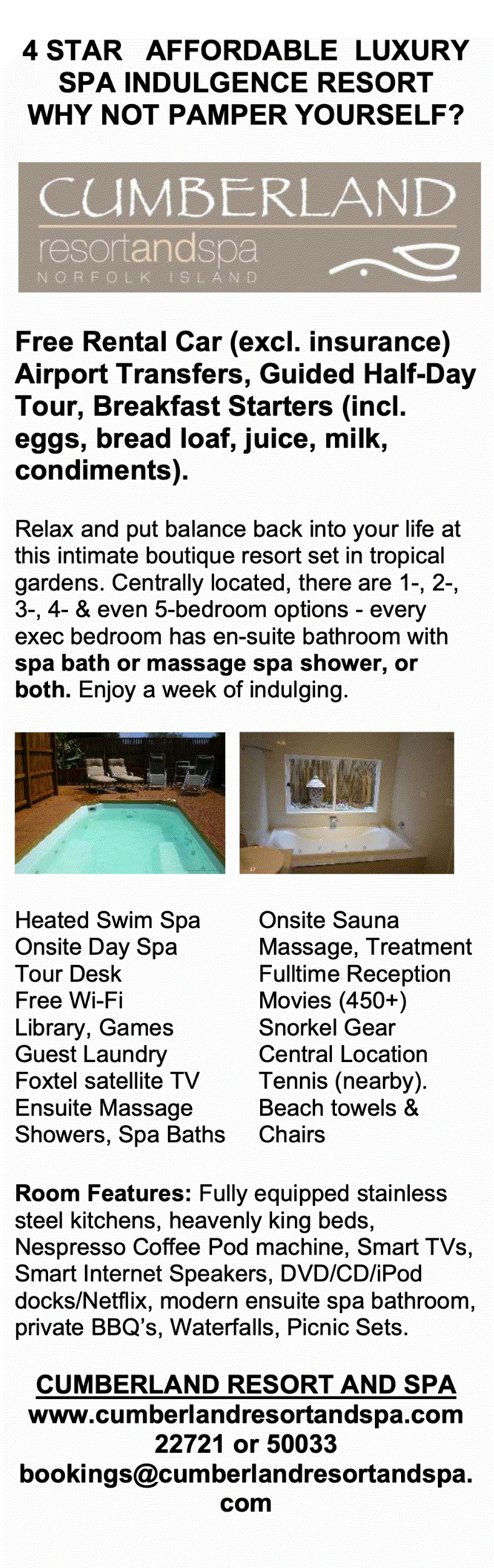 Cumberland Resort & Spa